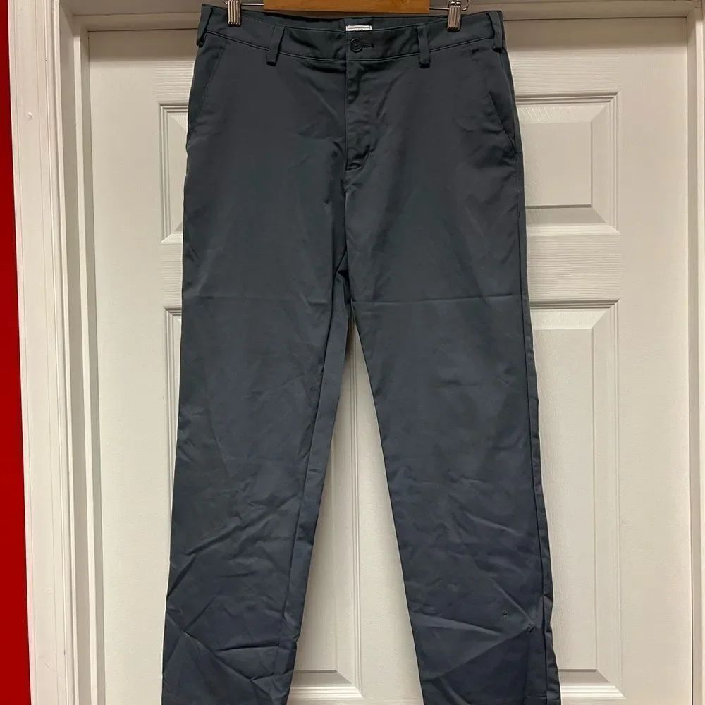 Adidas Gray Dress Athletic Pants sz 32X30 (flawed)
